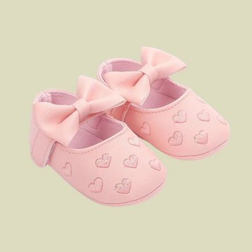 Baby Girls Bowknot Soft Sole Shoes