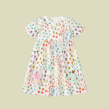 Girls' Short Sleeve Skater Dress