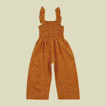 Polka Dot Cotton Baby Romper – Sleeveless Summer Jumpsuit for Girls
