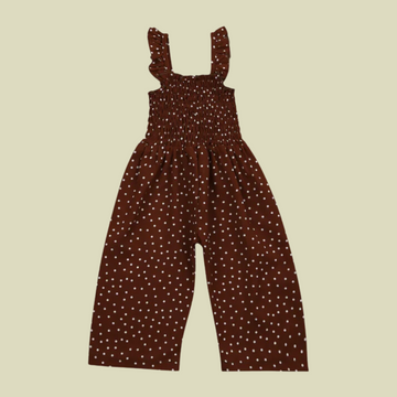 Polka Dot Cotton Baby Romper – Sleeveless Summer Jumpsuit for Girls