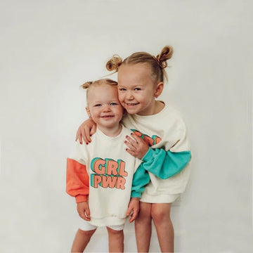 Patchwork Infant Bodysuit for Girls