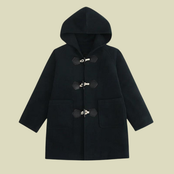 Boys Hooded Wool Coat