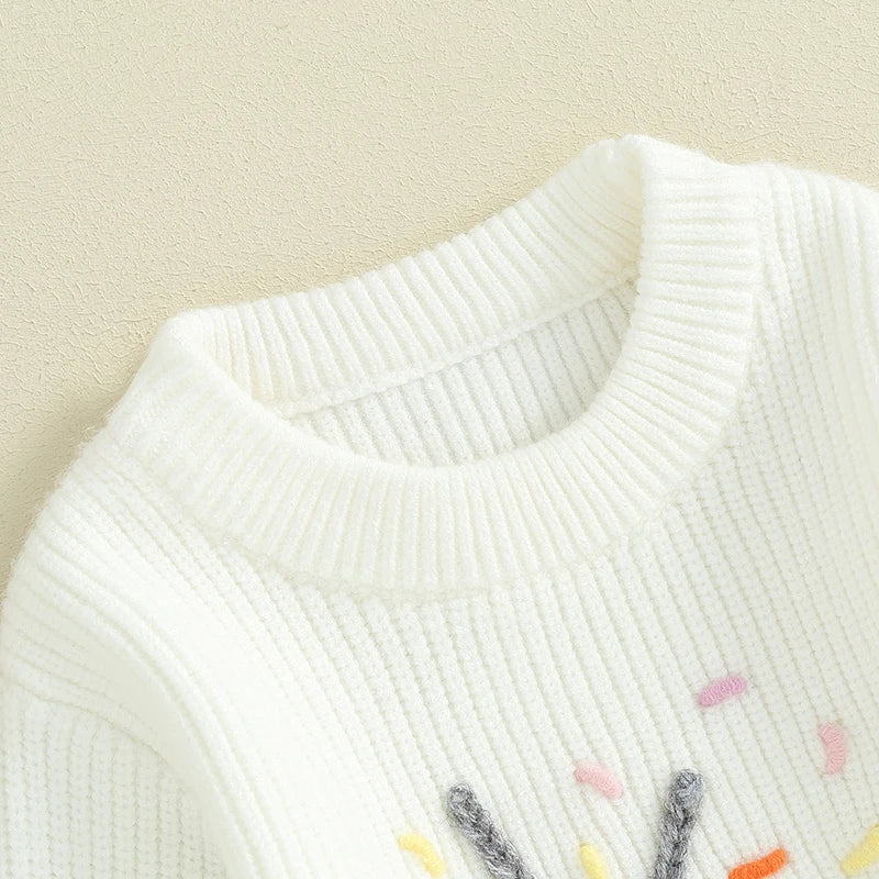 Hand Embroidered Baby Sweater