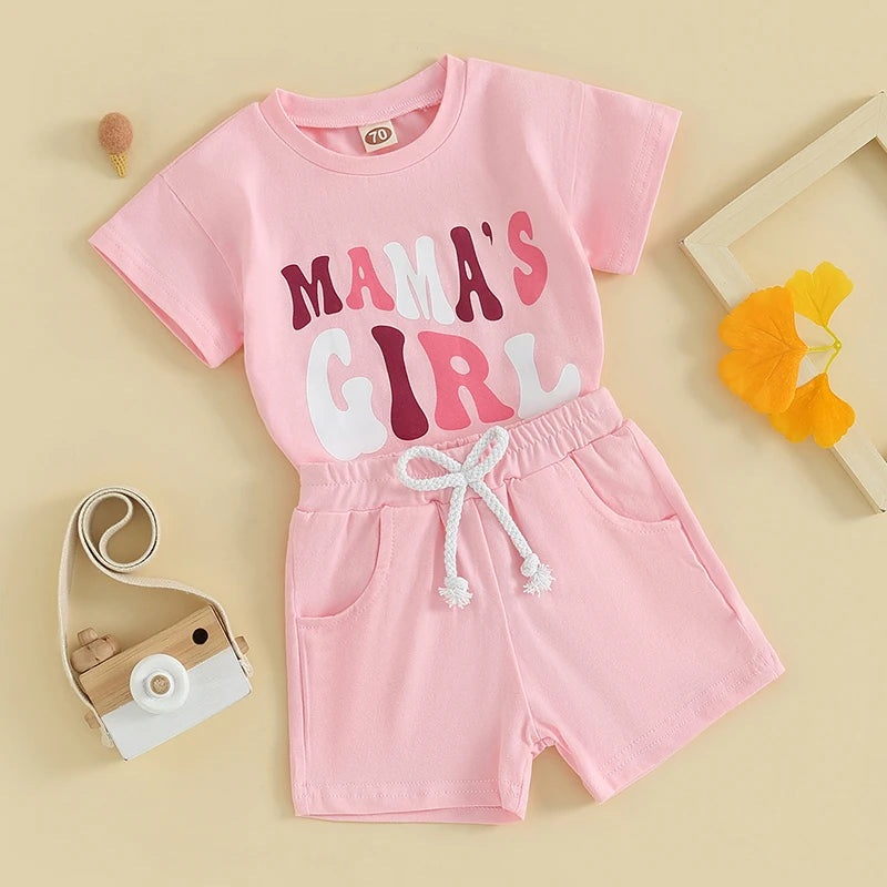 cute baby letter print clothes