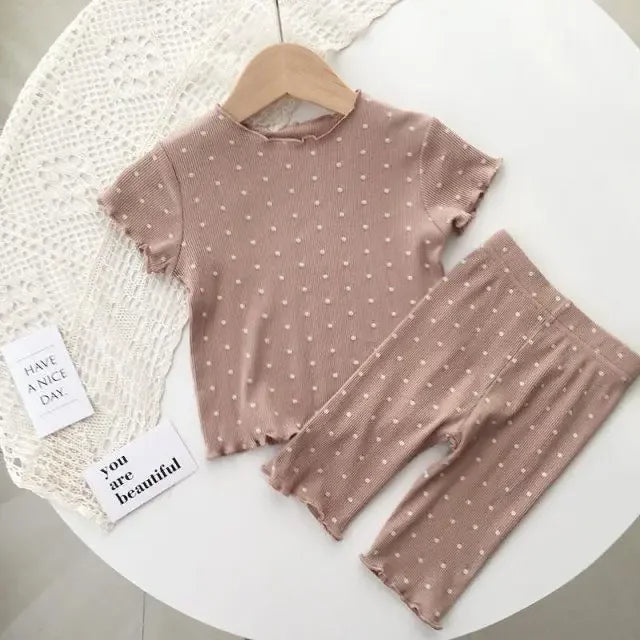 toddler summer pajama set

