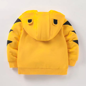 Tiger Embroidered Kids' Hooded Jackets