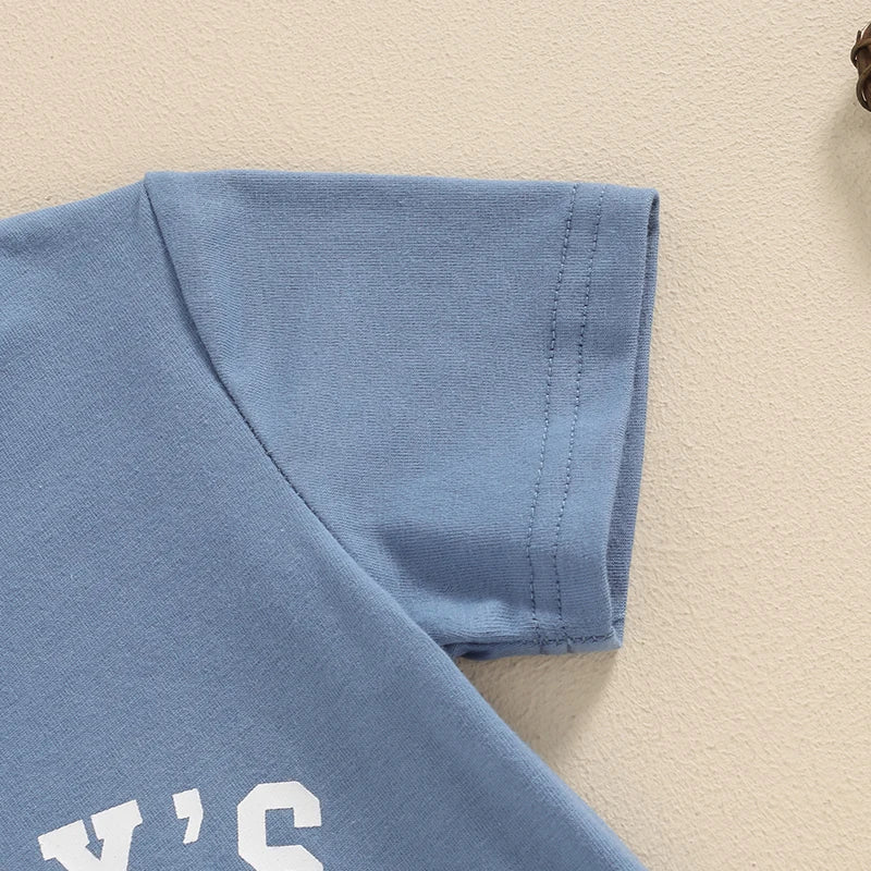 toddler letter print shirt