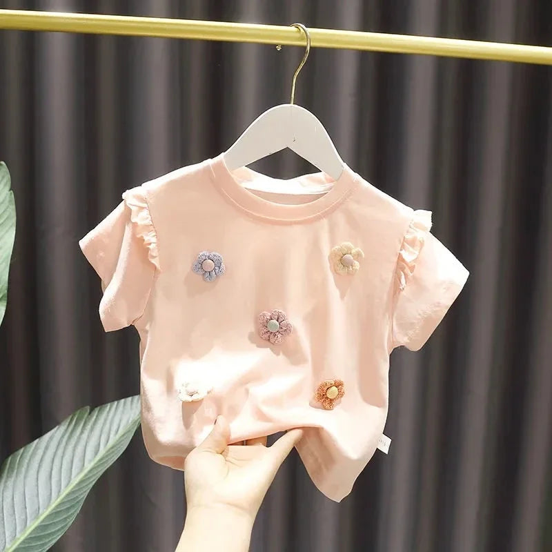 cute toddler lace shirt