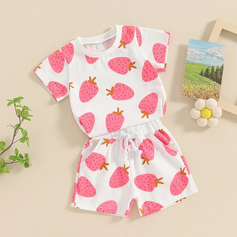 cute baby girl clothes set