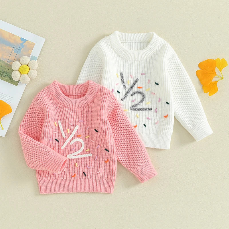 Baby Sweater with Birthday Number