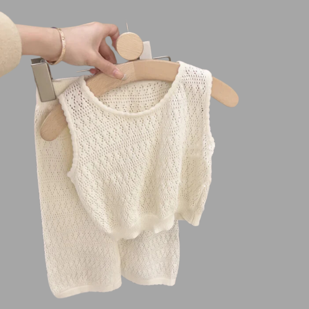 Girls cotton loungewear set